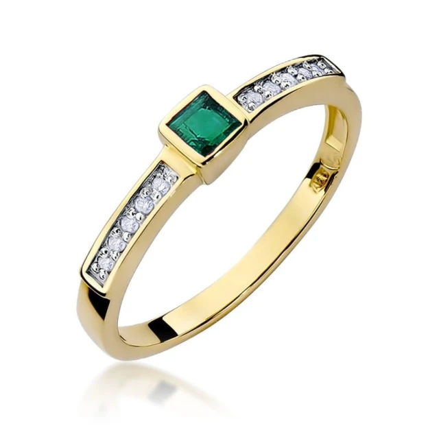 copy of Gold Ring 585 mit Diamant Diamant Diamant 0.10ct