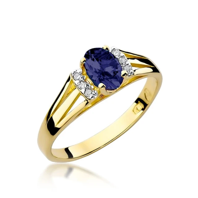 copy of Gold Ring 585 mit Diamant Diamant Diamant 0.10ct