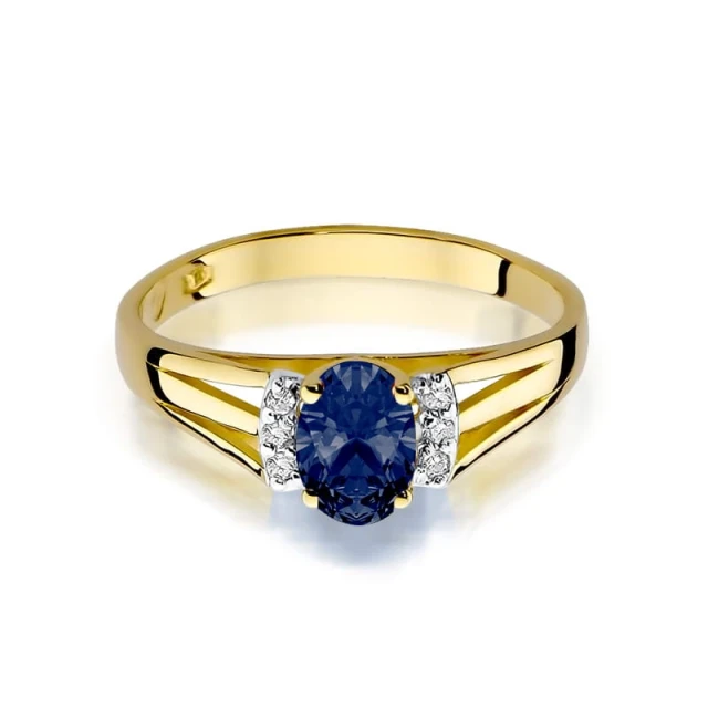 copy of Gold Ring 585 mit Diamant Diamant Diamant 0.10ct