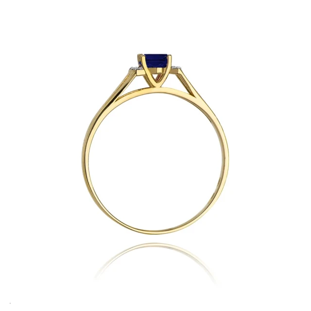 copy of Gold Ring 585 mit Diamant Diamant Diamant 0.10ct