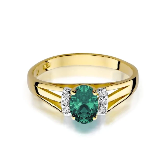 copy of Gold Ring 585 mit Diamant Diamant Diamant 0.10ct