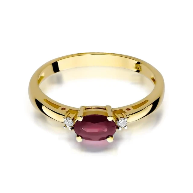 copy of Gold Ring 585 mit Diamant Diamant Diamant 0.10ct