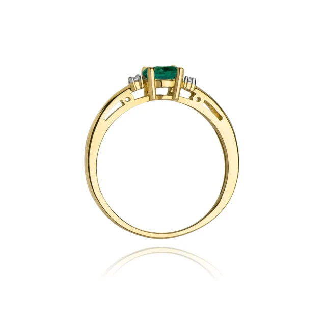 copy of Gold Ring 585 mit Diamant Diamant Diamant 0.10ct