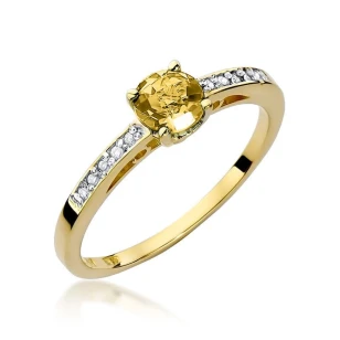 Gold Diamant Ring EY-45 0.10ct | ergold