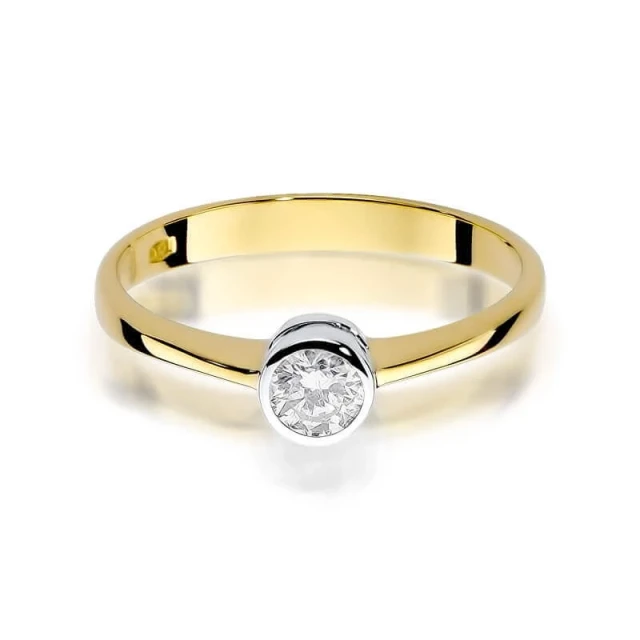 Gold Ring 585 mit Diamant Diamant Diamant 0.30ct