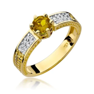 Gold Diamant Ring EY-45 0.10ct | ergold