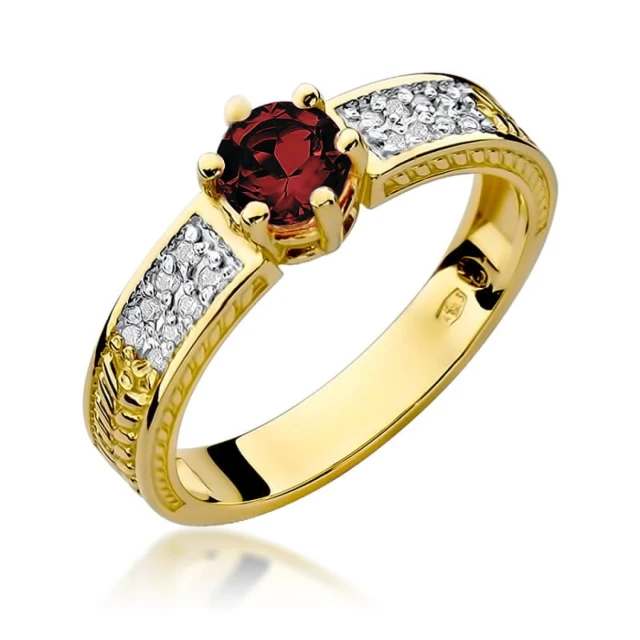 copy of Gold Ring 585 mit Diamant Diamant Diamant 0.10ct