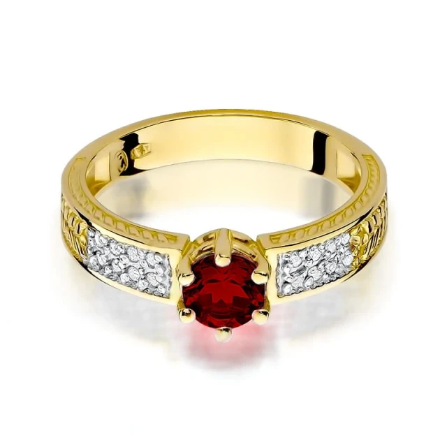 copy of Gold Ring 585 mit Diamant Diamant Diamant 0.10ct