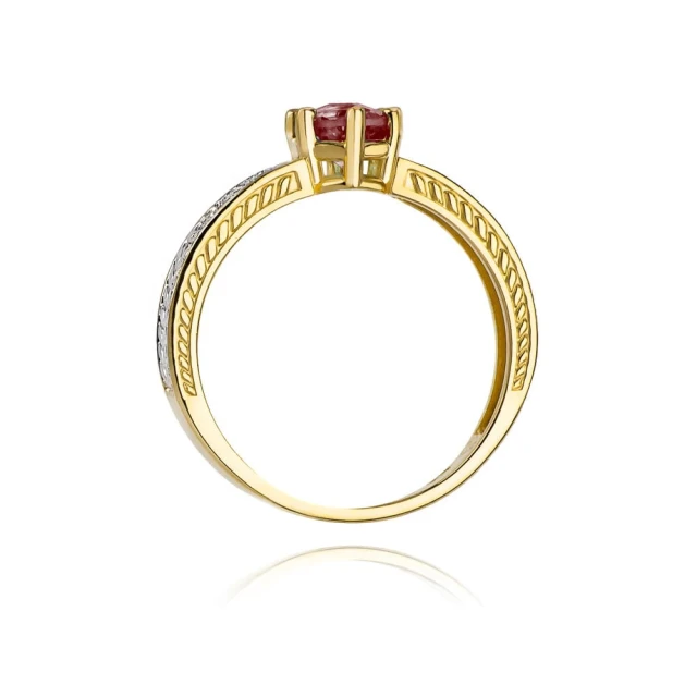 copy of Gold Ring 585 mit Diamant Diamant Diamant 0.10ct