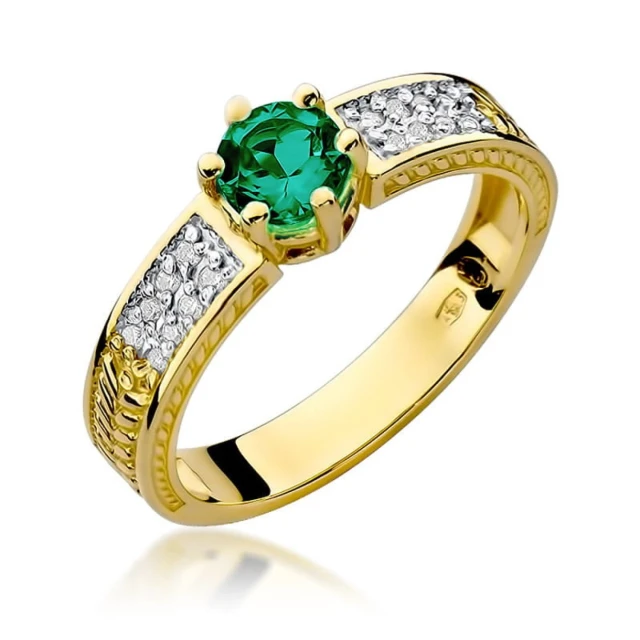 copy of Gold Ring 585 mit Diamant Diamant Diamant 0.10ct