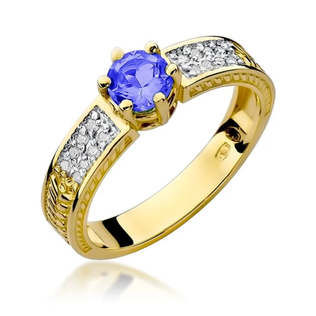 copy of Gold Ring 585 mit Diamant Diamant Diamant 0.10ct