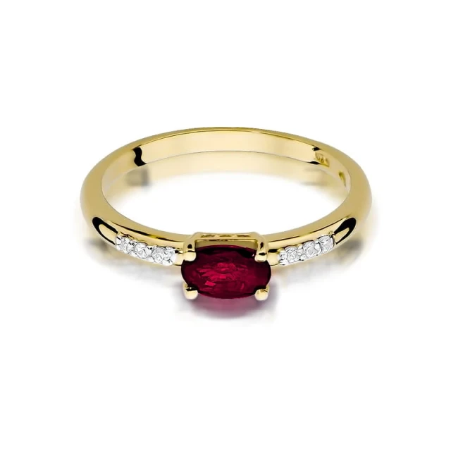 copy of Gold Ring 585 mit Diamant Diamant Diamant 0.10ct