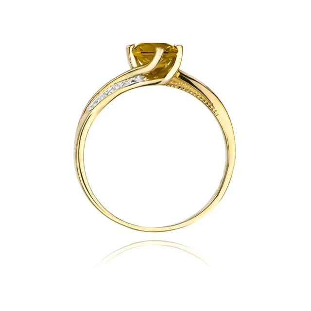 copy of Gold Ring 585 mit Diamant Diamant Diamant 0.10ct