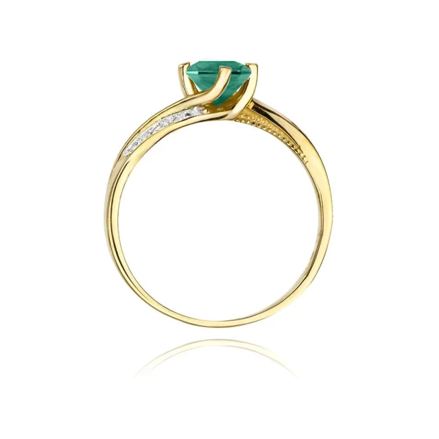 copy of Gold Ring 585 mit Diamant Diamant Diamant 0.10ct