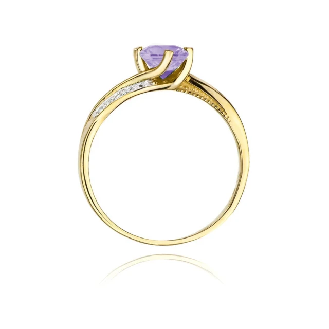 copy of Gold Ring 585 mit Diamant Diamant Diamant 0.10ct