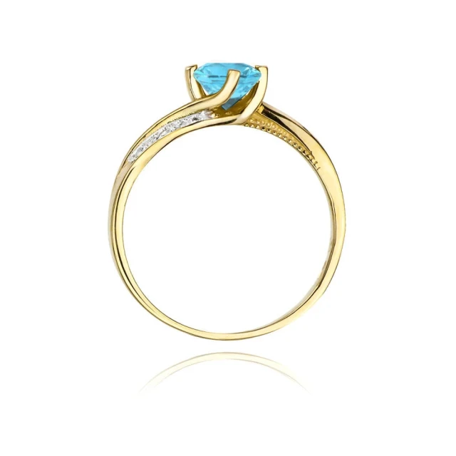 copy of Gold Ring 585 mit Diamant Diamant Diamant 0.10ct