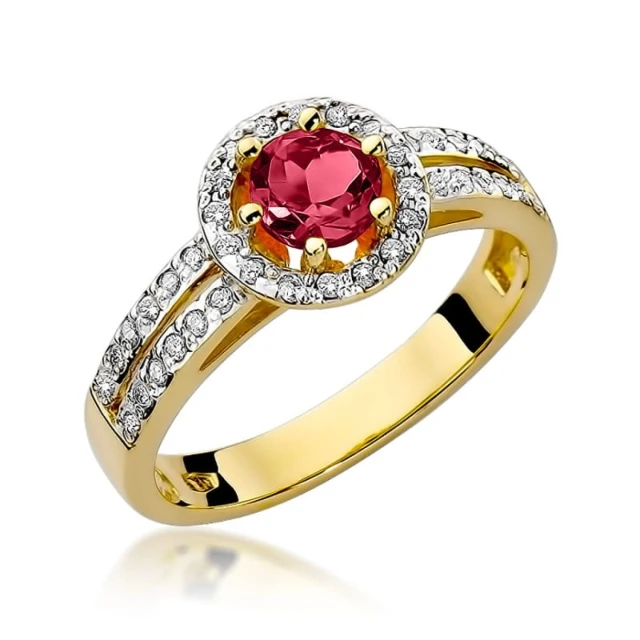 copy of Gold Ring 585 mit Diamant Diamant Diamant 0.10ct