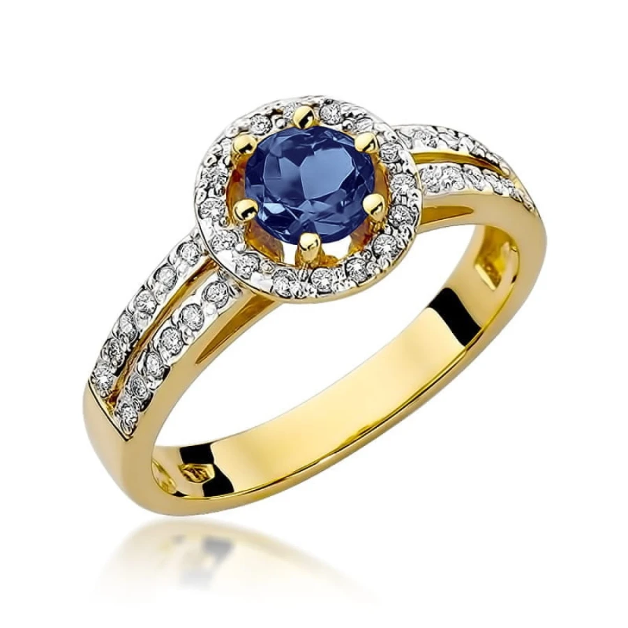 Gold Diamant Ring EY-45 0.10ct | ergold