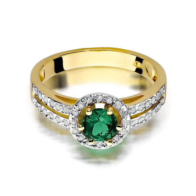 copy of Gold Ring 585 mit Diamant Diamant Diamant 0.10ct