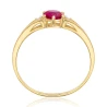 Gold Ring Zirconie Nur ein Smaragd | ergold