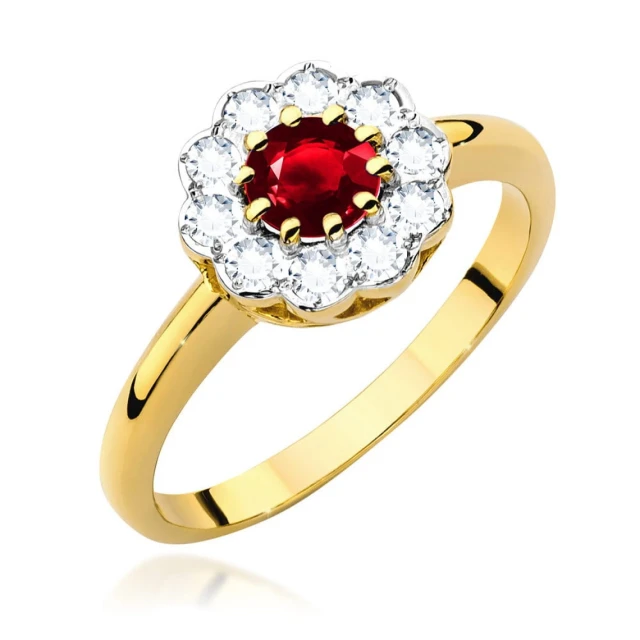 copy of Gold Ring 585 mit Diamant Diamant Diamant 0.10ct