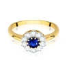 Gold Diamant Ring EY-45 0.10ct | ergold