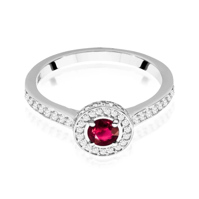 Gold Ring 585 mit Diamant Diamant Diamant 0.10ct