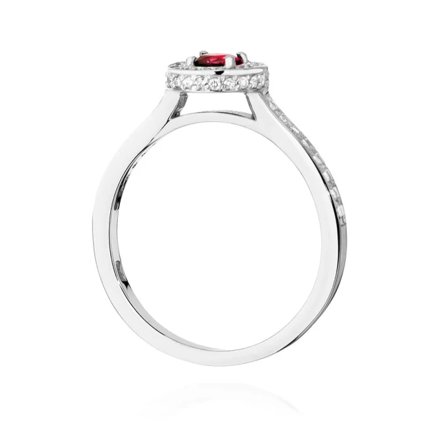 Gold Ring 585 mit Diamant Diamant Diamant 0.10ct