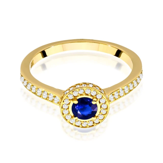 copy of Gold Ring 585 mit Diamant Diamant Diamant 0.10ct