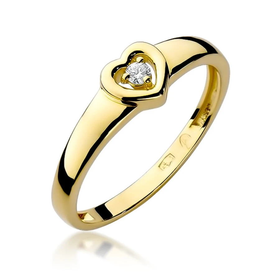 Gold Diamant Ring EY-1 0.04ct | ergold
