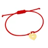 Goldenes Saitenarmband für Hand HEART I LOVE BSZN.05 | ergold