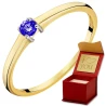 Goldring mit blauem Stein 1.1049b | ergold