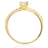 Goldring mit Strasssteinen SQUARE P2.1296 | ergold