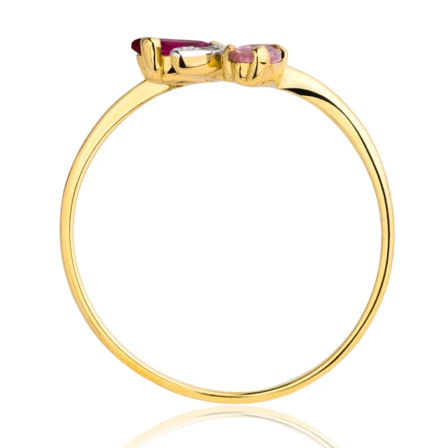 Goldener BUTTERFLY Ring