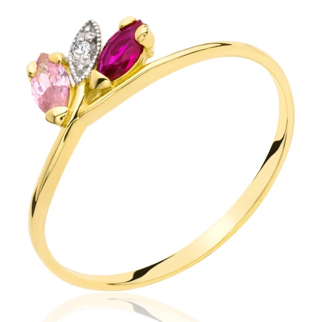 Goldener BUTTERFLY Ring