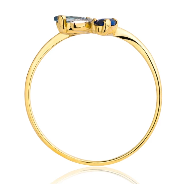 Goldener BUTTERFLY Ring
