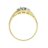 Elegancki Złoty pierścionek z Cyrkoniami P2.1249 | ERgold