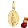 ⭐ Wundersame Medaille Anhänger Anhänger klein pr.585 ♥ Ergold