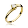Złoty pierścionek z diamentem EY-161 0,20ct