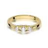 Złoty pierścionek z diamentem EY-377 0,33ct