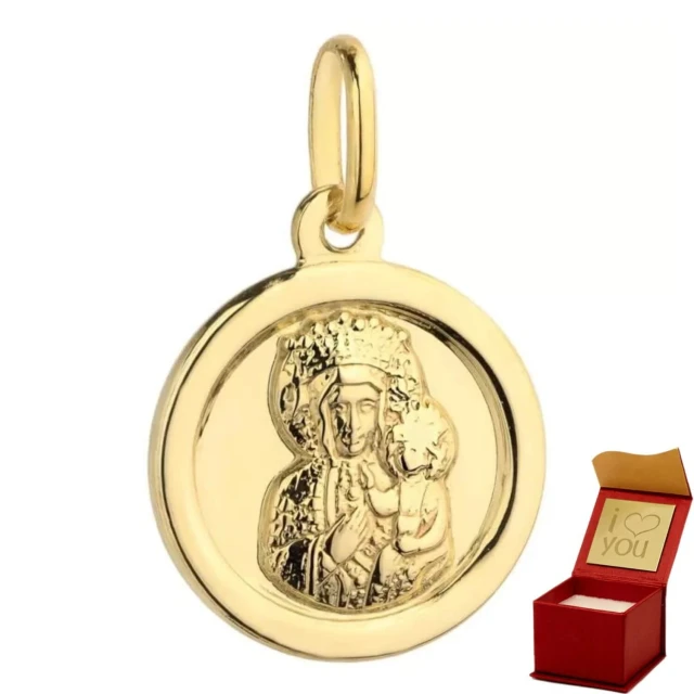 Medaille Unserer Lieben Frau von Tschenstochauer Goldkreis pr. 585