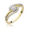 Gold Ring 585 mit Diamant Diamant Diamant 0.17ct