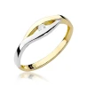 Złoty pierścionek z diamentem EY-194 0,04ct