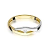 Złoty pierścionek z diamentem EY-194 0,04ct