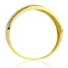 Gold Eingestreuter Ring Zirkonia-Geflecht prba 585 P1.23P | ergold