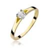 Gold Ring 585 mit Diamant Diamant Diamant 0.20ct