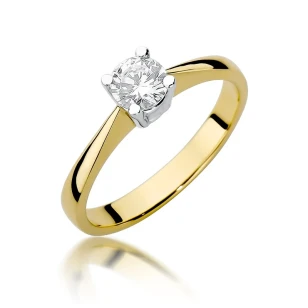 Gold Diamant ring EY-222B 0.30ct | ergold