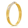 Goldener Zirkonia Herzring P1.965 | ergold