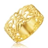 ELEGANTE GOLDENE RINGÖSE 585 P2.1089P | ergold