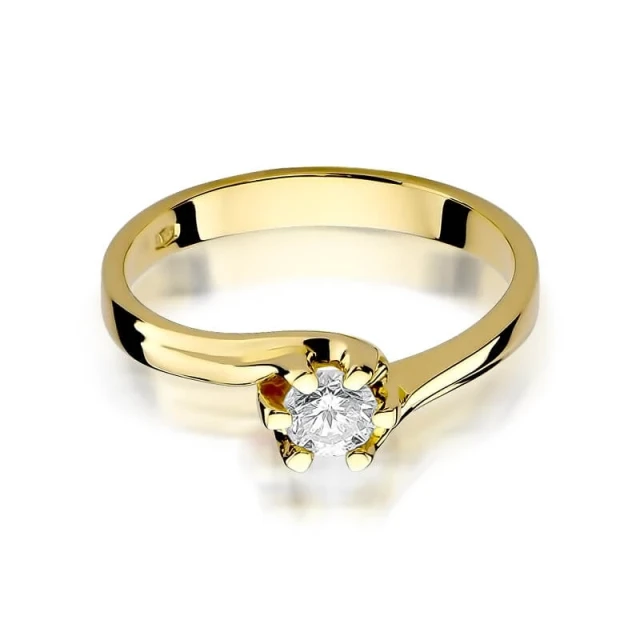 Gold Ring 585 mit Diamant Diamant Diamant 0.30ct